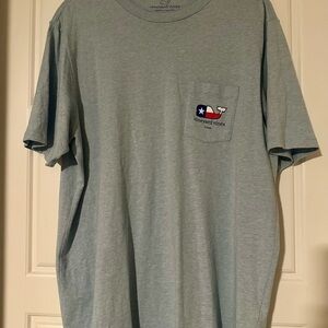Vineyard Vines Men's Blue Texas T-Shirt